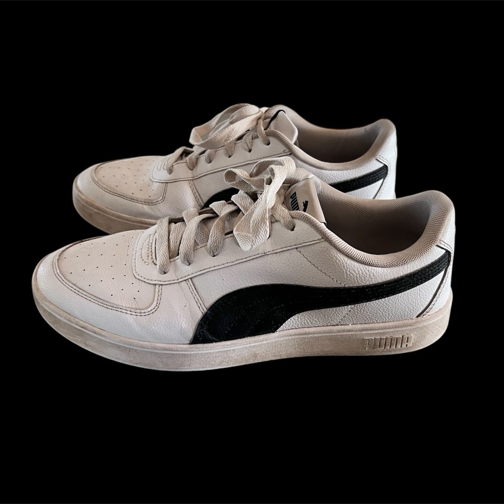 PUMA Men’s White & Black Sneakers Size 11 391780-02
